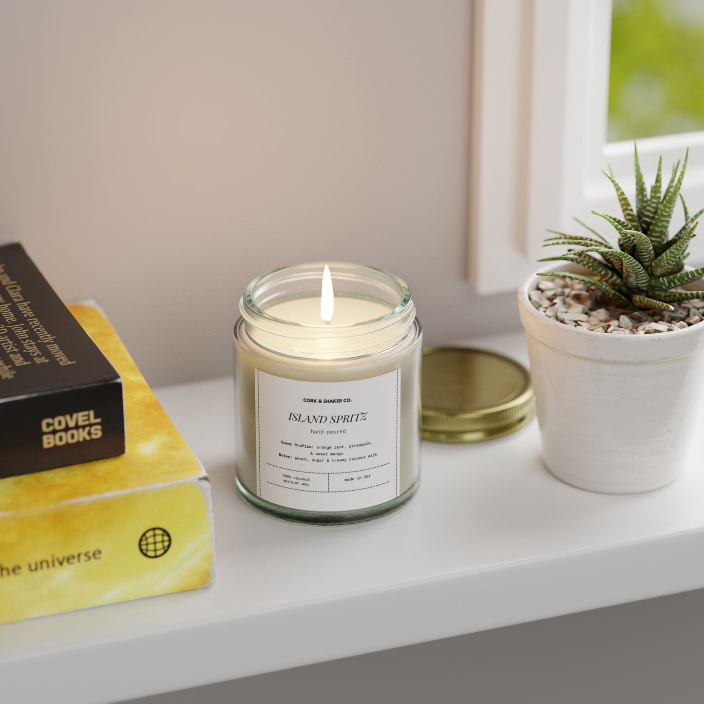 Island Spritz  - Coconut Apricot Wax Candle [4oz & 9oz]