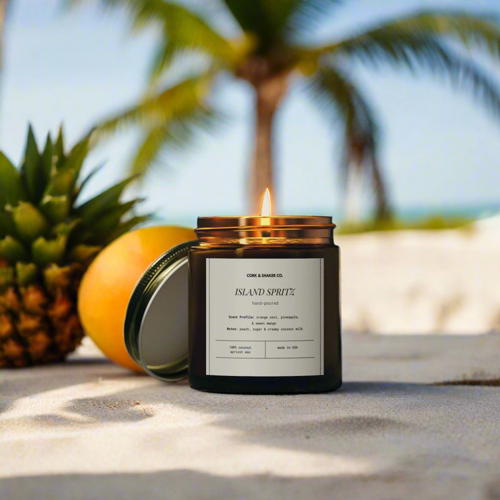 Island Spritz  - Coconut Apricot Wax Candle [4oz & 9oz]